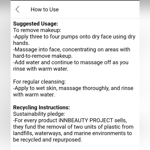 5/75$ INN BEAUTY PROJECT Keep it Clean Hydrating Gel Cleanser - Picture 13 of 14